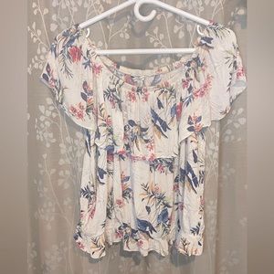 Tropical American Eagle Outfitters Top